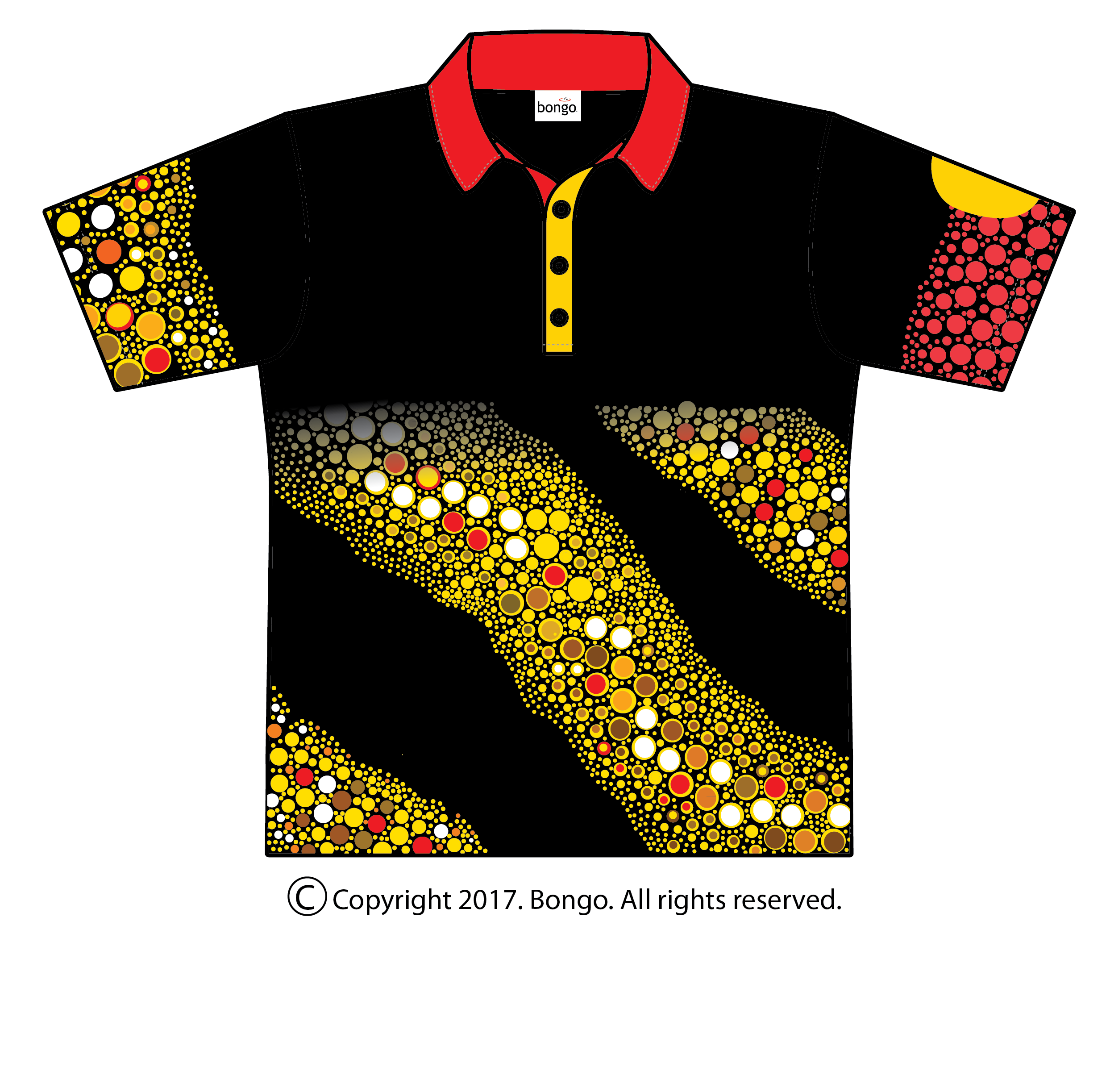 Promotional Indigenous Culture Polo Shirt - Bongo