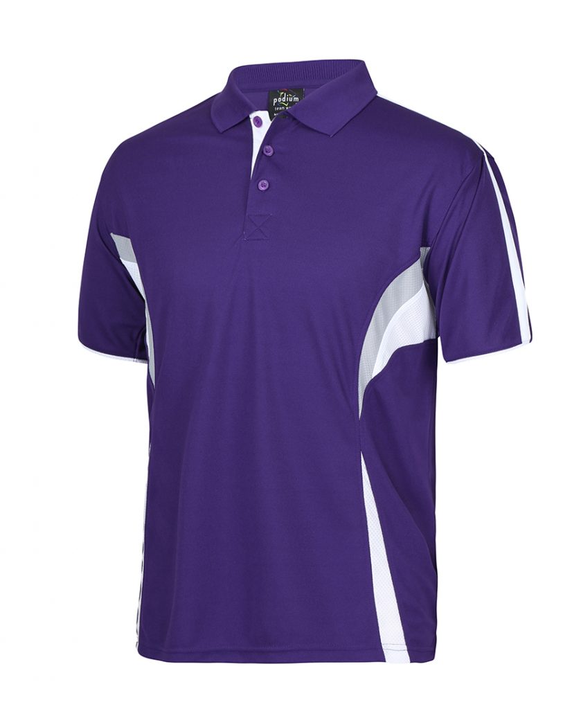 pique knit polo shirt