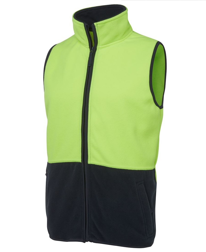 Promotional Hi Vis Polar Fleece Vest - Standard AS/NZS Day Use - Bongo