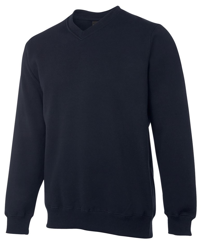 Promotional V Neck Sweatshirts - Classic Style in Black or Navy Blue