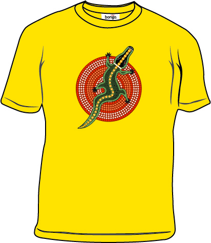 crocodile design t shirt