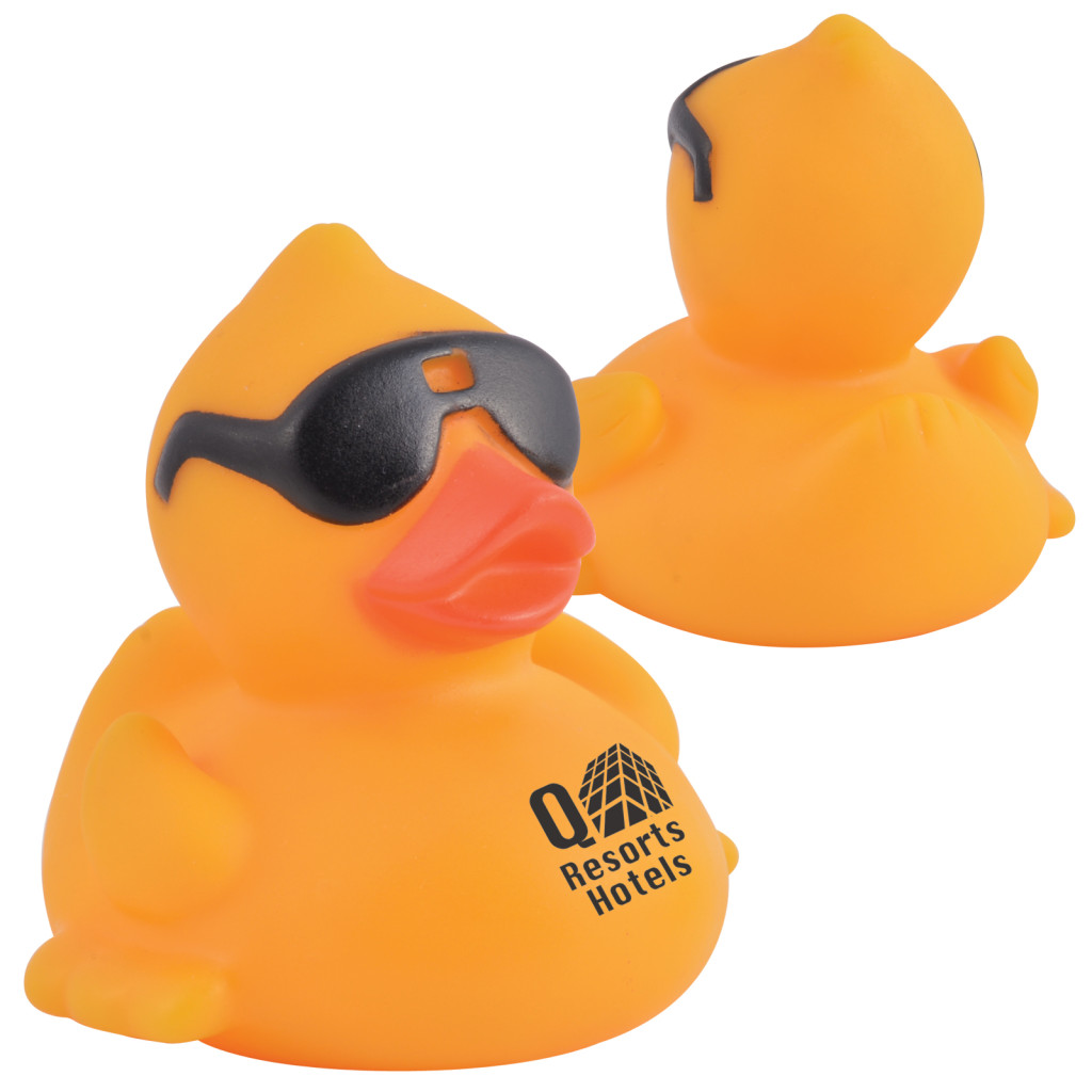 Promotional Sunglasses Rubber Duck - Floating Rubber Ducks - Bongo