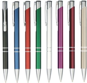 Coloured Metal Pens