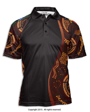 Promotional Indigenous Barabung Polo Shirt - Bongo