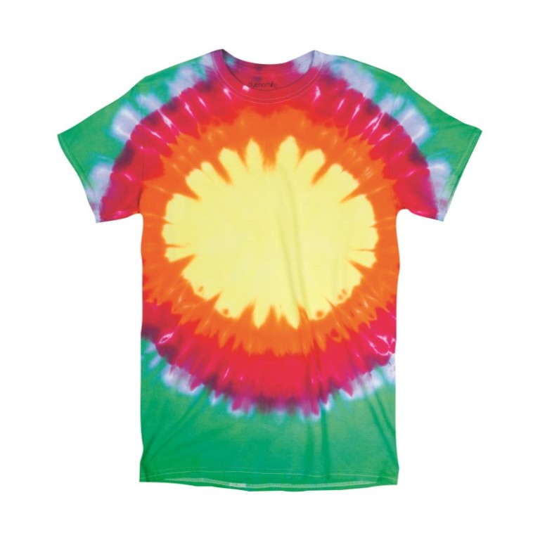 how to make a bullseye tie dye shirt