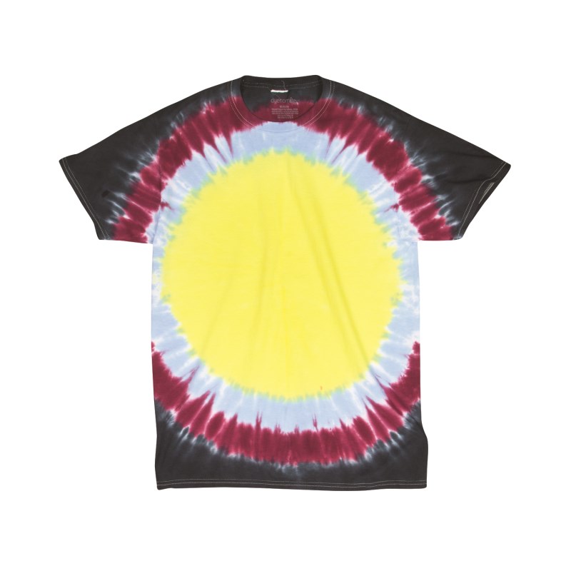 how to make a bullseye tie dye shirt