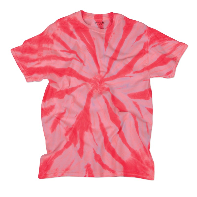 Promotional Neon Pinwheel Tie Dye T-shirts - Bongo