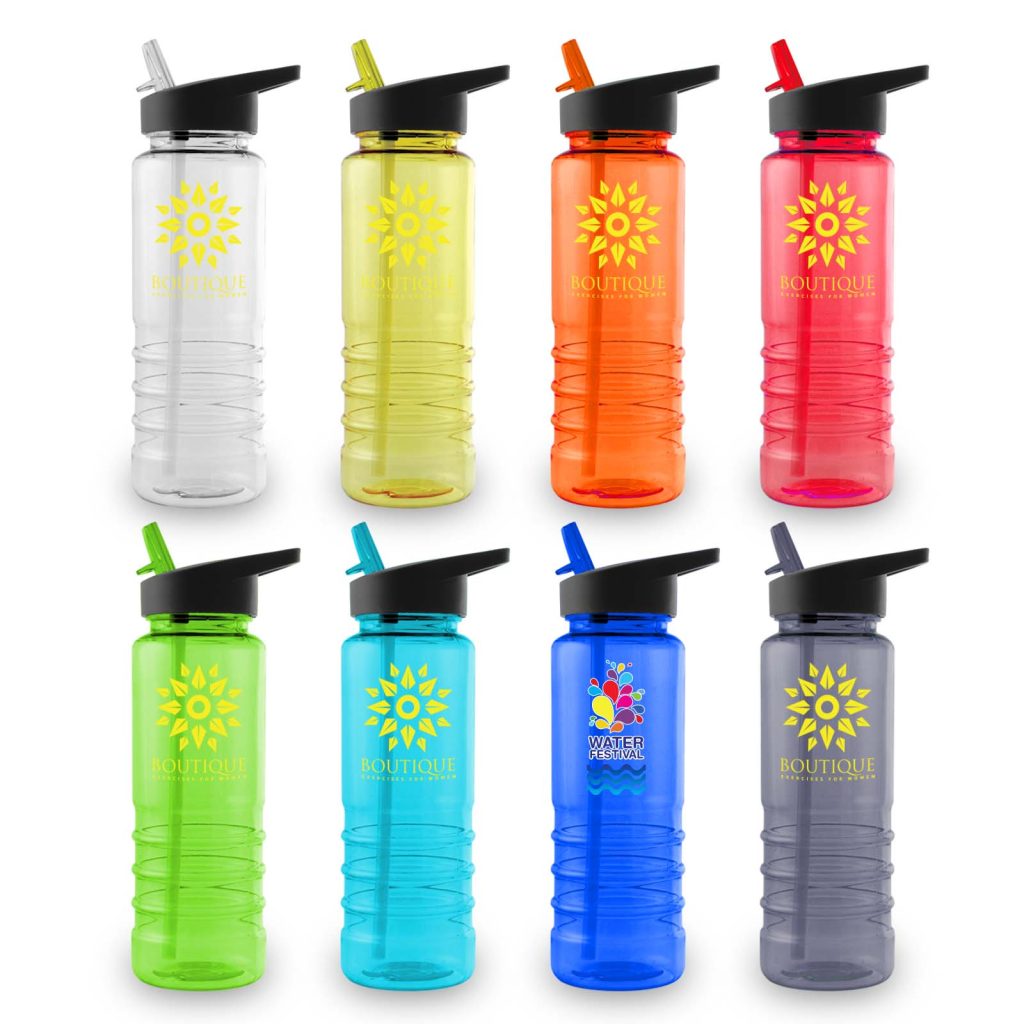 Promotional Flip Top 725ml Water Drink Bottle - Bongo