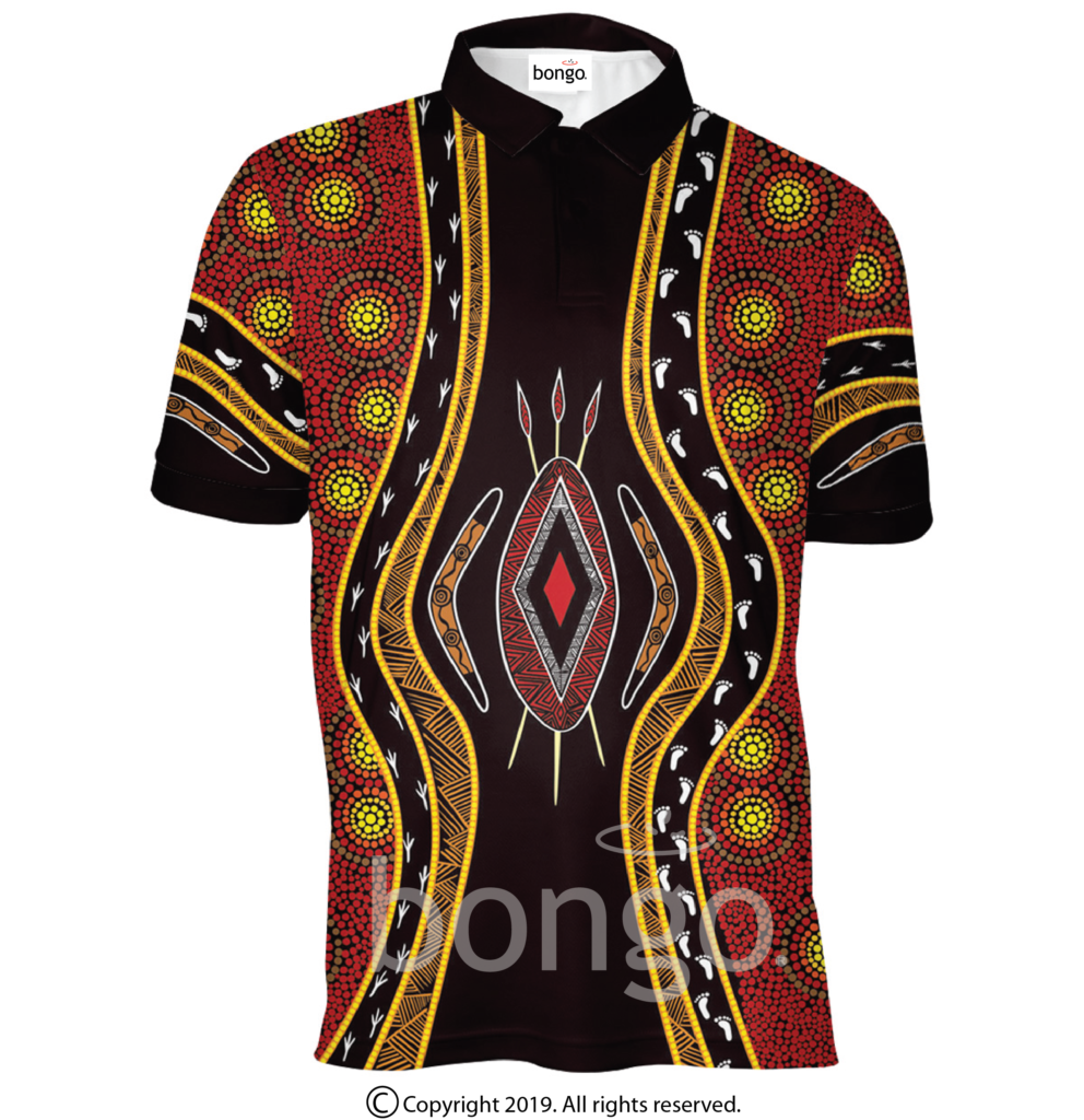 Indigenous Clothing | Unique Aboriginal Design Shirts - Bongo