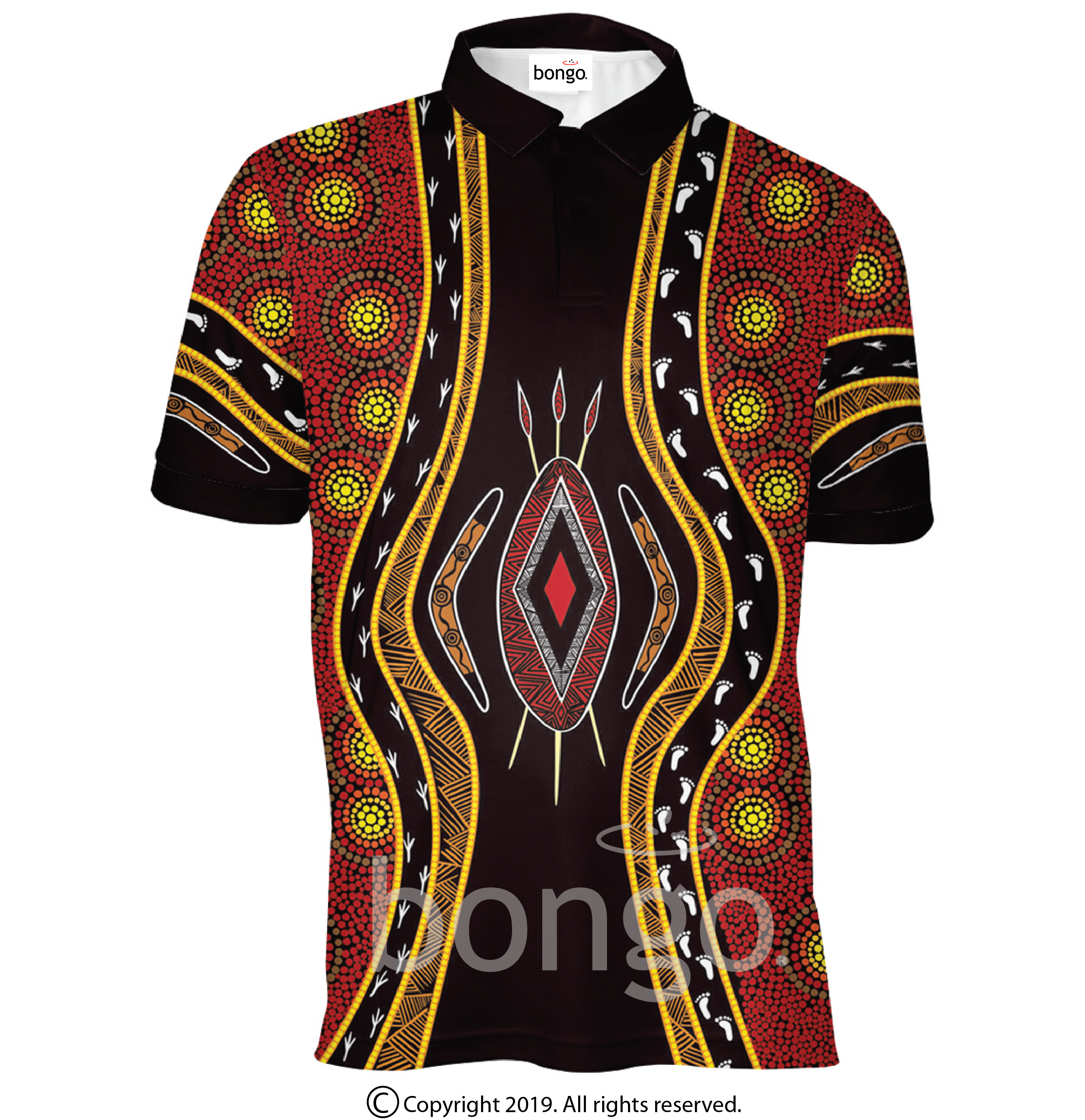 Promotional Indigenous Bussamarai Polo Shirt - Bongo