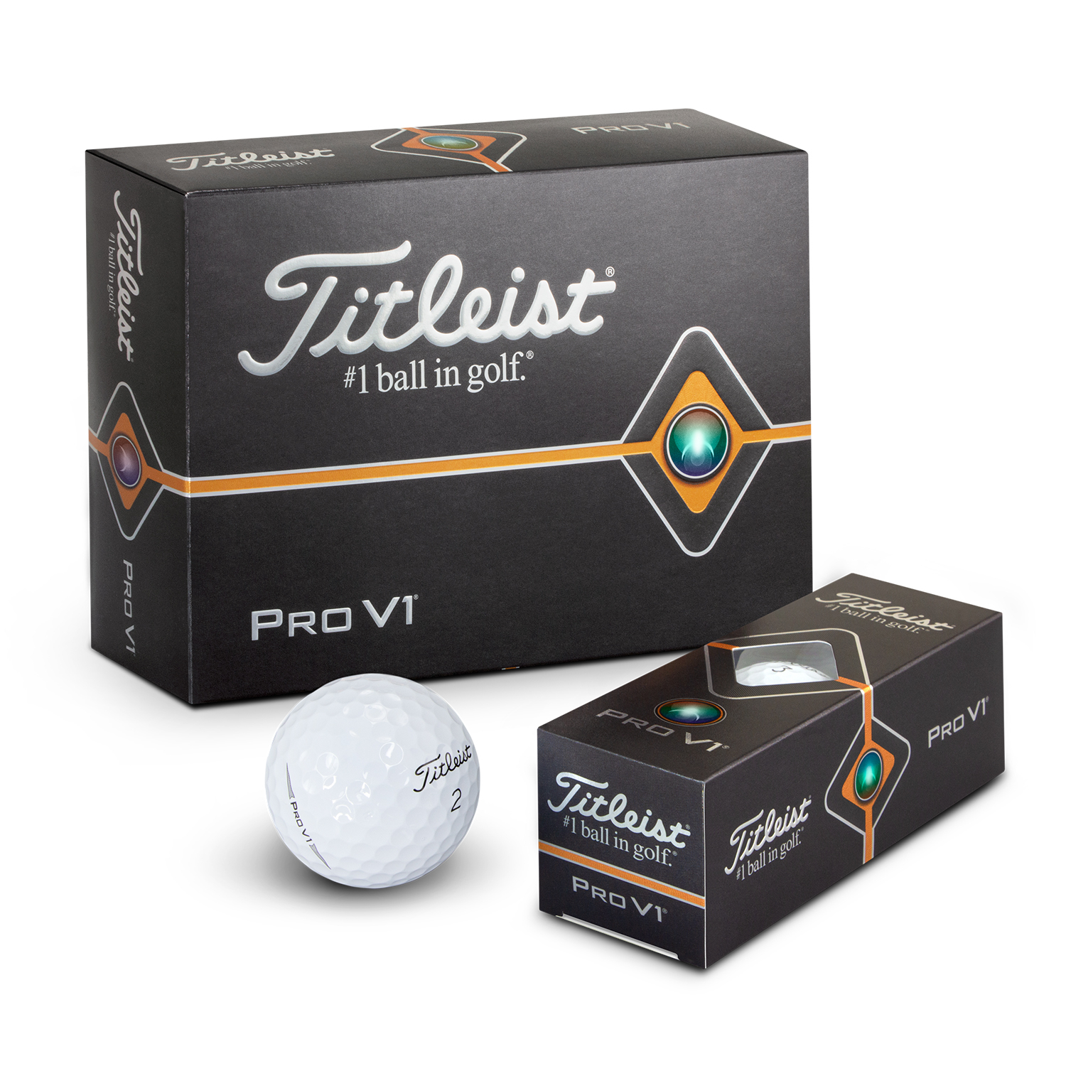 Promotional Titleist Pro V1 Golf Balls - Professional Branded Golf Balls