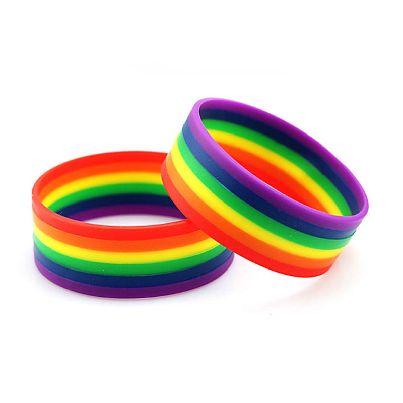 Promotional Rainbow Pride Wristbands - Bongo Promotional Products